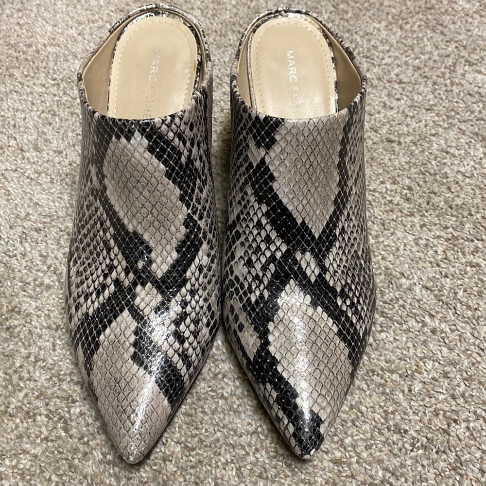 Marc Fisher Snake Heels